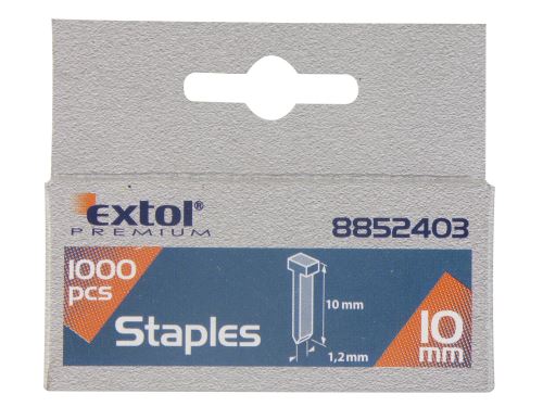 EXTOL PREMIUM klince, balenie 1000ks, 14mm, 2,0x0,52x1,2mm