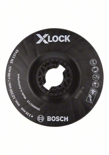 BOSCH X-LOCK Oporný tanier, stredný 125 mm, 12 500 ot./min 2608601715