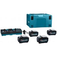 MAKITA súprava Li-ion XGT 40V 4 ks BL4050F+1 ks DC40RB+1 ks Makpac 191U42-2
