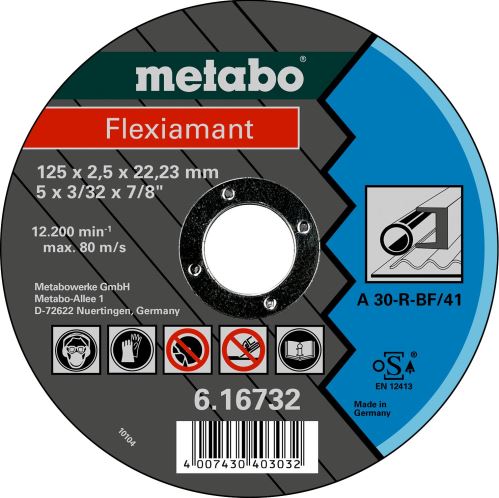 Metabo Flexiamant 125x2,5x22,23 oceľ, TF 41