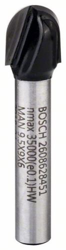 BOSCH Žliabkovacia fréza; stopka 6 mm 2608628451