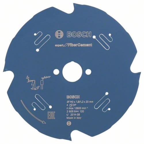 BOSCH Pílový kotúč Expert for Fibre Cement 140 x 20 x 1,8 mm, 4 2608644120