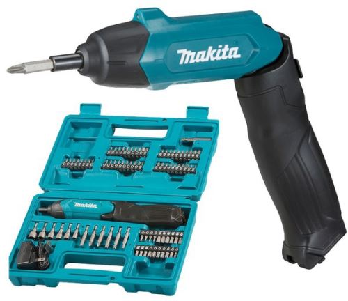 Makita Aku vŕtací skrutkovač s príslušenstvom 1/4" Li-ion 3,6V DF001DW