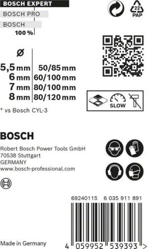 BOSCH EXPERT CYL-9 MultiConstruction 5,5/6/7/8 (4 ks) 2608900650