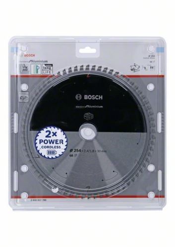 BOSCH Pílový kotúč pre aku píly; Standard for Aluminium 254x30x2,4/1,8x68T 2608837780