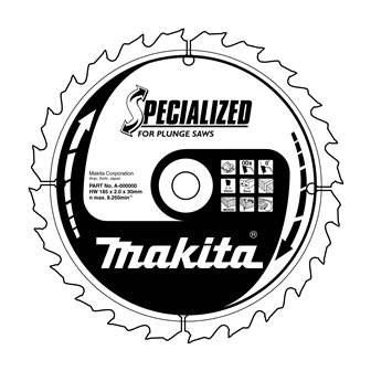 MAKITA kotúč pílový drevo SPECIALIZED 160x2.2x20 mm 28 zubov pre ponorné píly B-09260