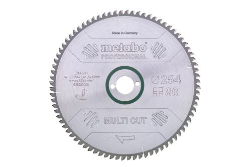 Metabo Pílový kotúč „MULTI CUT - PROFESSIONAL“, 220 x 30, Z80 FZ/TZ, 10° 628084000