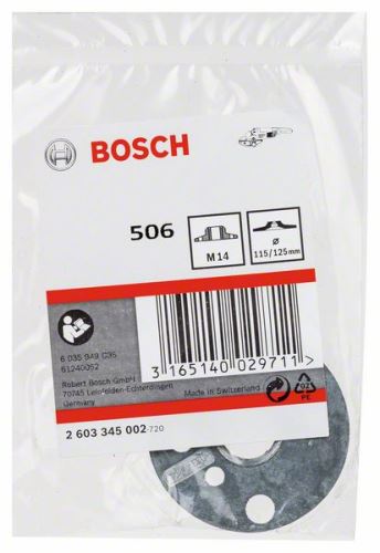 BOSCH Okrúhla matica so závitom príruby M 14 115/125 mm 2603345002