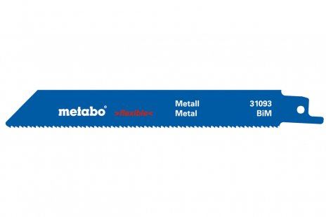 Metabo 100 PÍLOVÝCH LISTOV DO ŠABĽOVEJ PÍLY „FLEXIBLE METAL“ 150 X 0,9 MM 625491000