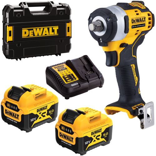 DEWALT Rázový uťahovák 12V, 340Nm 1/2 '2x5Ah DCF901P2