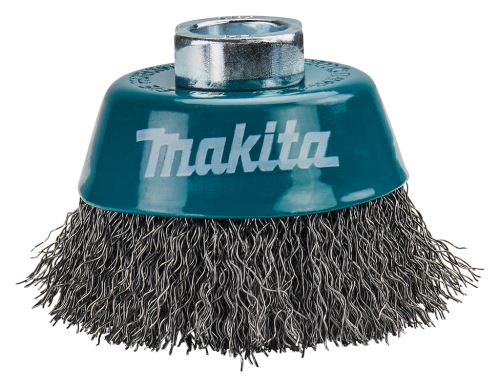 MAKITA miskovitá kefa z oceľového drôtu, vlnitý drôt 0,3 mm, 60 mm D-24072