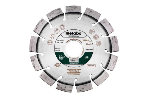 Metabo Diamantový rezný kotúč 115 x 22,23 mm, „UP“, Universal „professional“ 628558000