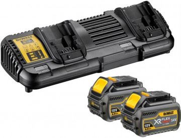 DeWALT Flexvolt nabíjačka + 2x Flexvolt akumulátor 54 V DCB132T2