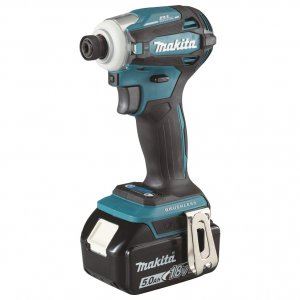 MAKITA Aku rázový skrutkovač 1/4" Li-ion LXT 18V/5,0Ah, Makpac DTD172RTJ