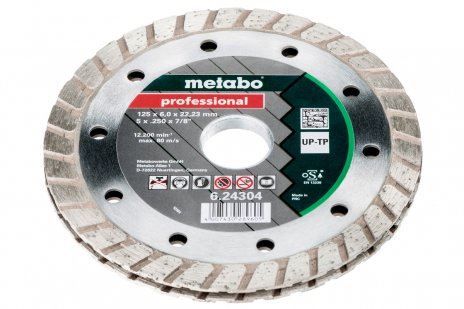 METABO DIAMANTOVÝ FRÉZOVACÍ KOTÚČ, 125X6X22,23 MM, "PROFESSIONAL", "UP-TP" 624304000