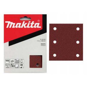 MAKITA papier brúsny 114x140 mm K80, 50 ks P-36619