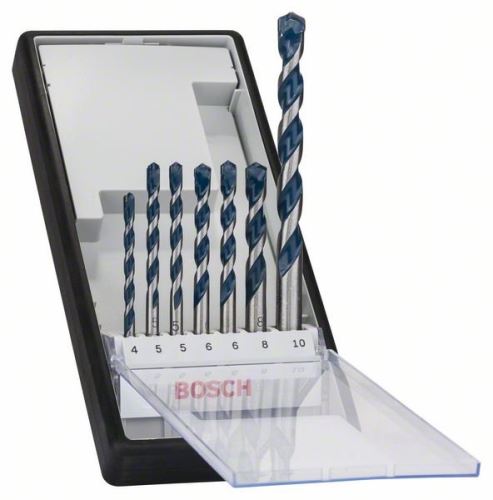 BOSCH 7dielna sada vrtákov do betónu Robust Line CYL-5 4; 5; 5; 6; 6; 8; 10 mm 2608588167