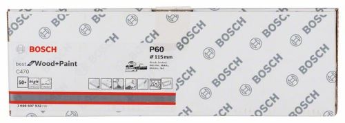 BOSCH Brúsny papier C470 (50 ks) 115 x 230 mm, 60 2608607932