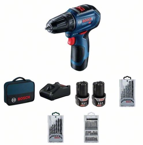 BOSCH Aku vŕtací skrutkovač Bosch GSR 12V-30 Professional + taška 06019G9001