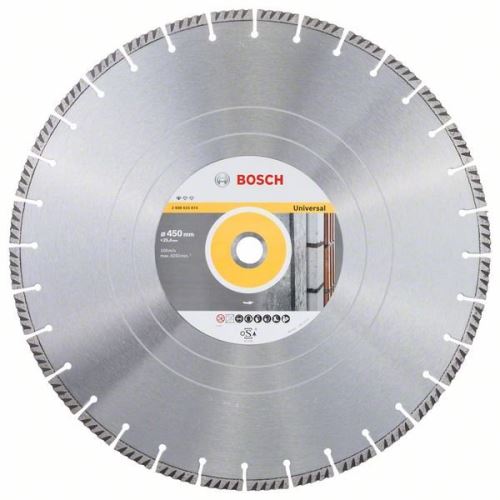 BOSCH Diamantový deliaci kotúč Standard for Universal 450 × 25,4 450x25.4x3.6x10mm 2608615074