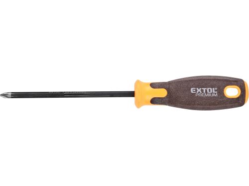 EXTOL PREMIUM skrutkovač krížový PZ SUPERGRIP, PZ 3x150mm, CrV