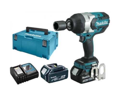 Makita Aku rázový uťahovák 3/4" Li-ion LXT 18V/5,0Ah DTW1001RTJ