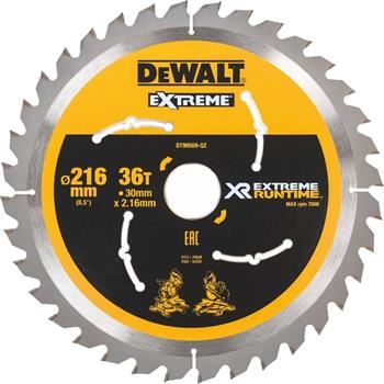 DeWALT Pílový kotúč (ideálny pre píly FLEXVOLT) 216 x 30 mm, 36 zubov DT99569