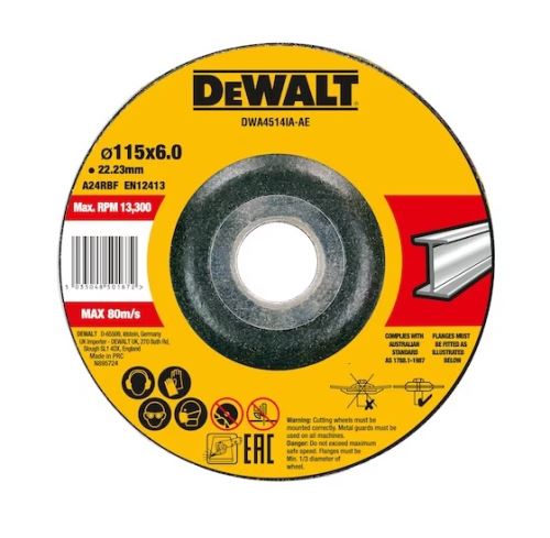 DeWALT Rezný kotúč na kov 115 x 6,3 x 22,23 mm DWA4514IA