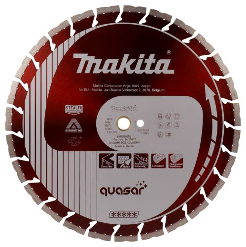 MAKITA kotúč rezný diamantový Quasar 400x20/25.4 mm B-13471