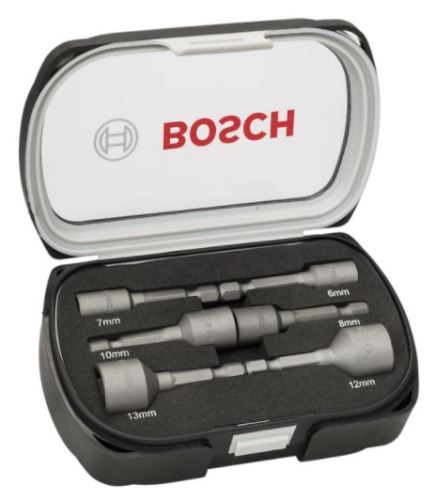 BOSCH 6dielna sada nástrčných kľúčov (50 x 6,7,8,10,12,13mm) - DIY 2607017569