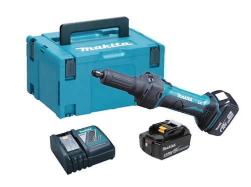 Makita Aku priama brúska Li-ion LXT 18V/5,0 Ah, Makpac DGD800RTJ