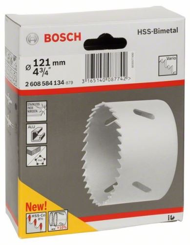 BOSCH Dierovka HSS-bimetal pre štandardný adaptér 121 mm, 4 3/4" 2608584134