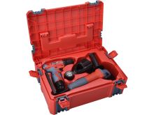 EXTOL PREMIUM Vŕtačka aku, 12V Li-ion (2x) a Brúska uhlová 125mm, 8898311