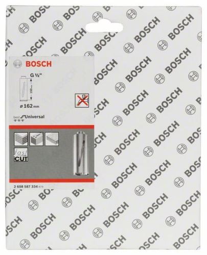 BOSCH Diamantová vŕtacia korunka na vŕtanie za sucha G 1/2" 65 mm, 150 mm, 4 segmenty, 7 mm 2608587321