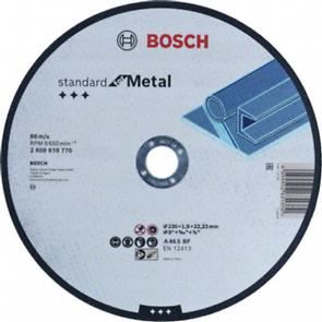 BOSCH Rezací kotúč Standard for Metal 230 x 1,9 x 22,23 mm, rovný 2608619770