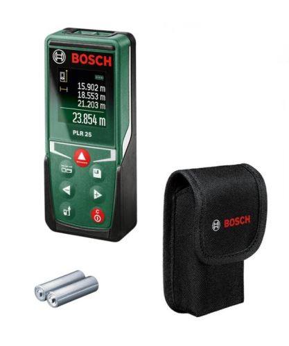 Bosch Digitálny laserový diaľkomer PLR 25 0603672521