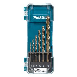 MAKITA sada vrtákov do kovu HSS-Co 2,3,4,5,6,8 mm D-75758