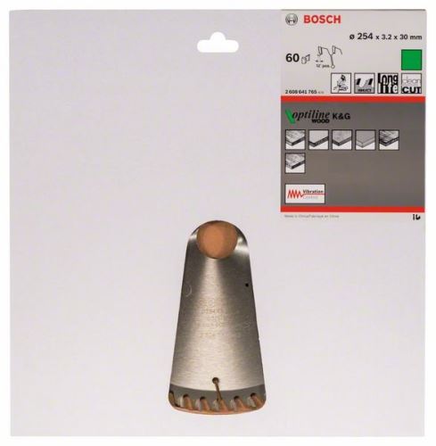 BOSCH Pílový kotúč Optiline Wood 254 x 30 x 3,2 mm, 60 2608641765