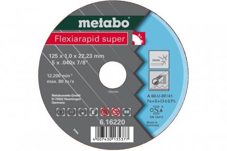 METABO - FLEXIARAPID SUPER 105X1,0X16,0 INOX, TF 41 (616210000)