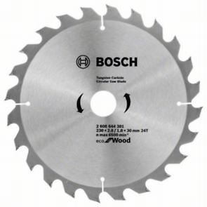 BOSCH Pílový kotúč Eco for Wood 230x2.8/1.8x30 24T 2608644381