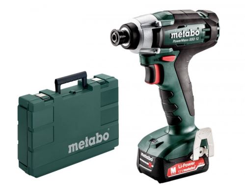 METABO Akumulátorový rázový uťahovák PowerMaxx SSD 12 12 V