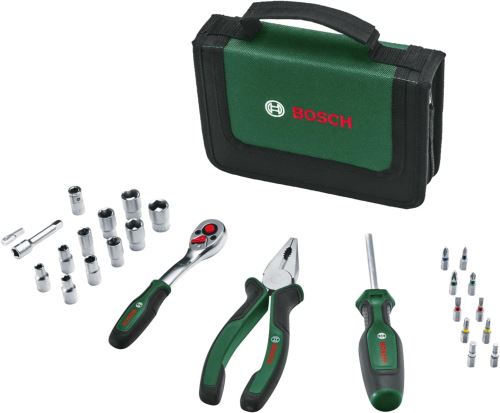 BOSCH Sada mobilného ručného náradia 26 kusov 1600A02BY2