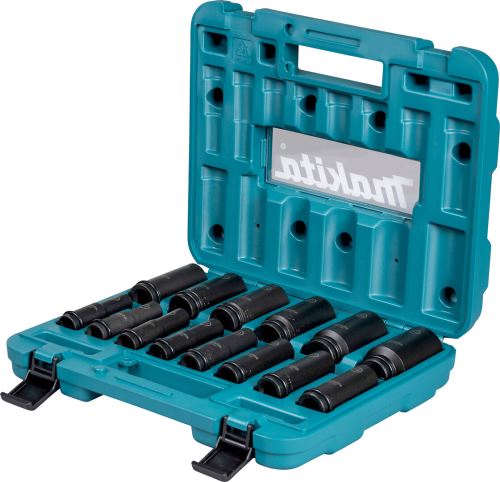 MAKITA sada nástrčných kľúčov predĺžených 1/2" štvorhran IMPACT BLACK 14 ks E-16586