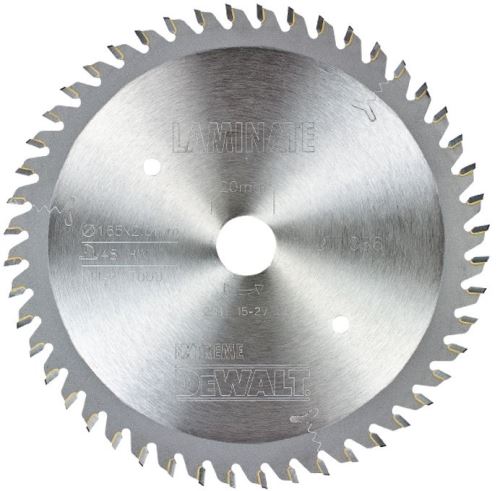 DeWALT Pílový kotúč pre ponornú pílu, laminát 165 x 20 mm, 48 zubov DT1086