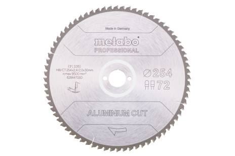 Metabo PÍLOVÝ KOTÚČ „ALUMINIUM CUT – PROFESSIONAL“, 254X30 Z72 FZ/TZ 5°NEG (628447000)