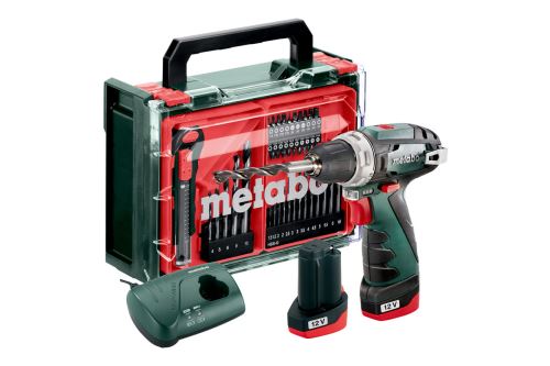 METABO akumulátorový vŕtací skrutkovač POWERMAXX BS BASIC SET 600080710