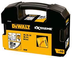 DeWALT Súprava bimetalových dieroviek - multimateriál (10 ks) DT90358