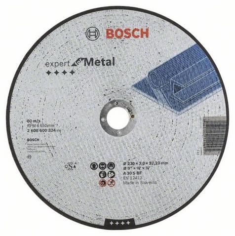 BOSCH Deliaci kotúč rovný Expert for Metal A 30 S BF, 230 mm, 3,0 mm 2608600324