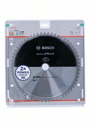 BOSCH Pílový kotúč pre aku píly; Standard for Wood 305x30x2,2/1,6x60T 2608837742