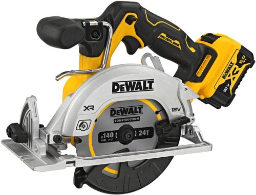 DeWALT 12V aku okružná píla (2x5Ah) DCS512P2